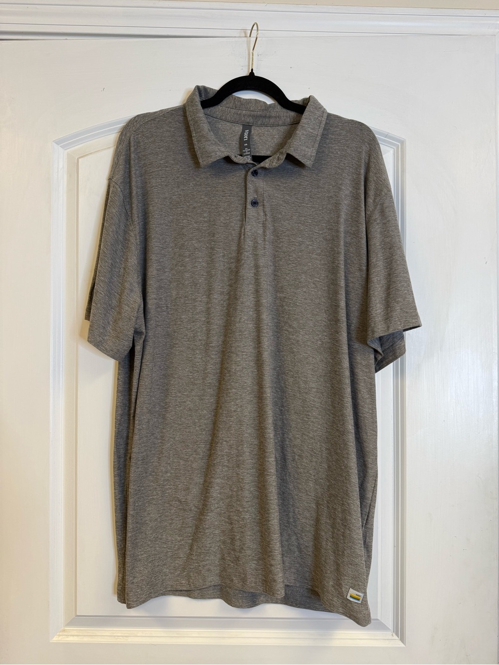 Vuori Men’s Strato Tech Polo Shirt XXL Gray Performance Stretch Golf